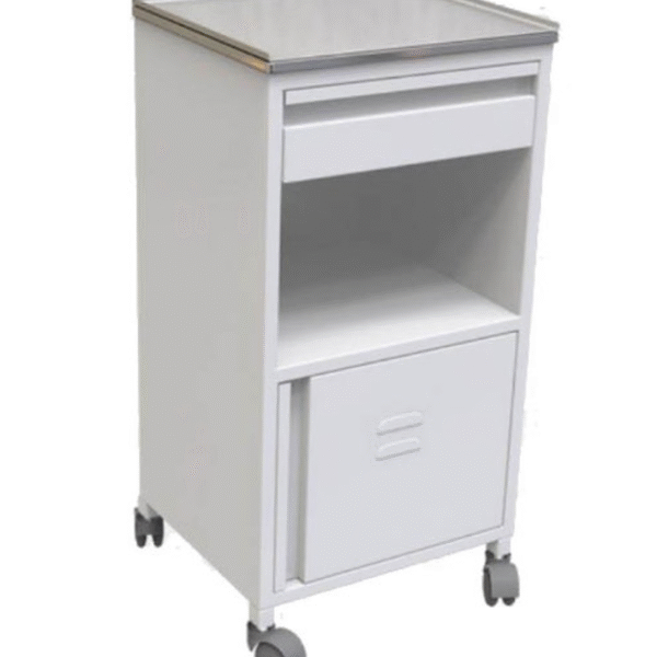 Deluxe Hospital Bedside Locker with Drawer & Cabinet – Durable Patient Storage Unit